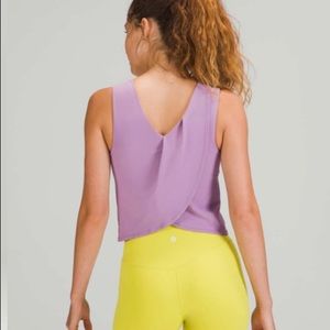 SOLD Lululemon Nulu Twist-Back Yoga Tank Top